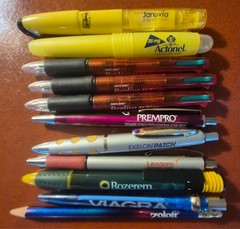 Drug Rep Pharmaceutical Advertising Pens Lot 11 Pencil Markers Zoloft Viagra