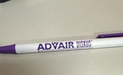 Vintage Advair Diskus Advertising Pen Ball Point Medical Pharmaceutical Pen