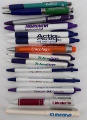 Vintage Pharmaceutical Rep Swag Pen Lot 14 Advertising Metal Plastic
