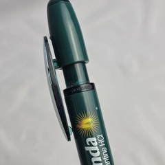 Vintage Green Namenda Drug Rep Pharmaceutical Advertising Ball Point Pen Working