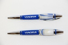 2 Drug Rep Viagra Heavy Metal Pens With A Swirl in the Twist NEW