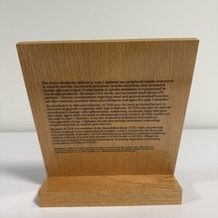 Vintage Takeda Pharma Rep Sales Actos Pioglitazone Mini Wood Desk Top Dart Game