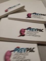 VTG Prevacid & Prevpac Post-it Note Lot Merck Stomach Illustration Drug Rep Swag