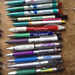 Massive Vintage Pharmaceutical Drug Rep Advertising Pen Lot Of 93