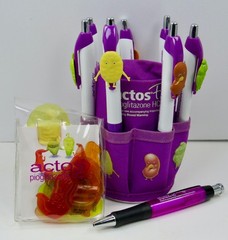 Actos LOT Character PENS, HOLDER CLIPS Drug Rep Pharmaceutical Promo Advertising