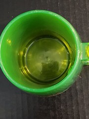 Pharmaceutical Drug Symbicort Green Plastic Beer Mug Cup Advertising Thumb Rest