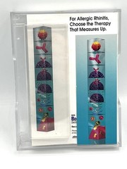 Pharmacy Advertising Note Pad & Acrylic Tray-MISSING PEN-Discontinued BECONASE