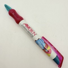 Ambien PEN Drug Rep Pharmaceutical Promo Medical Advertising Rare Pink – Working