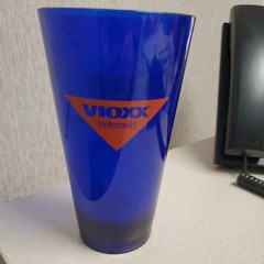 Vioxx Tumbler Blue with Orange Tag No longer available