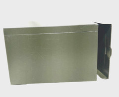 Vntg Phillips Rx Prescription File Container Storage Metal File Box Green