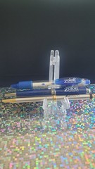 Zoloft Pen Lot Of 3 Metal Drug Rep Pharmaceutical Promo Advertising Read