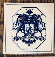 6 BURROUGHS WELLCOME Pharmacy English Pill Tiles London Apothecary DELFT holland