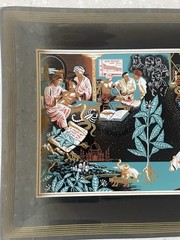 Vintage 1960s Rauwolfia Squibb Pharmaceutical Advertising Glass Candy Dish Tray