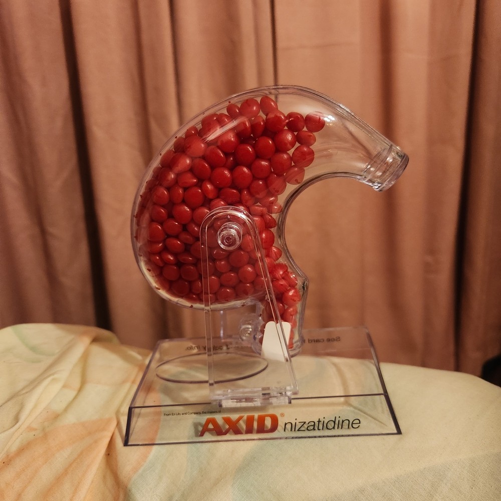 PLEASE SEND OFFER Axid Drup Pharmaceutical Pharma Rep Stomach Candy Dispenser