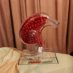 PLEASE SEND OFFER Axid Drup Pharmaceutical Pharma Rep Stomach Candy Dispenser