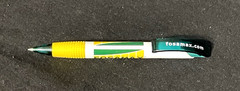 Pharmaceutical Drug Ink Rep Vintage Pen Fosamax Collectible Yellow Green Rare