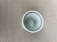 Vintage 1950 Squibb Pharmaceutical Delfts Holland Miniature Mortar No Pestle