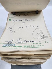 Prescription Atlas Rx Pad Paper Apothecary Druggist Pharmacy Medicine 1946