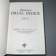 American Drug Index 1977 – Opium, Cocaine