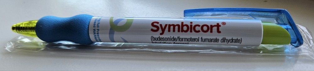 Symbicort Shakespeare Gel Pens – LOT OF 5 – Pharmaceutical Promotional Item