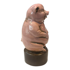 German Ceramic Pharmacy Donation Pig Bank Apothecary Counter Spardose Vintage