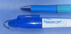 Nasacort AQ Heavy METAL Pharmaceutical PEN Stylus DRUG Rep Mini Sharpie Marker