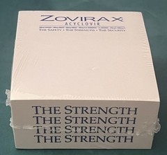 Zovirax Pharmaceutical Drug Rep Promo Post It Notes 2.75 inch Square