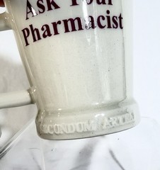 Vintage USA MADE CLARITIN Coffee Cup Pharmacist Promotional Drug REP GIFT RARE