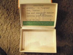 3 Vintage BOXES-2 OREGON Cardboard Prescription Pill Medicine -RX-LOT 4-1 WASH