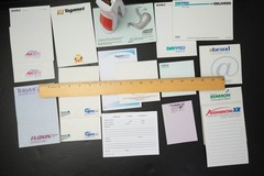 Drug Rep Pharmaceutical Partial Sticky Notes Stapler Pharma Note Pad Lot Vtg