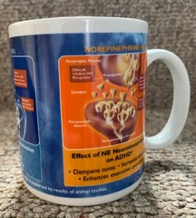 Vintage Adderall Pharmaceutical Mug Promotional Ad
