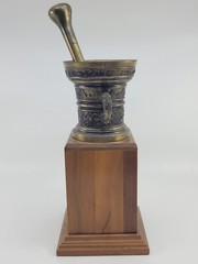 1958 Rexall Drug Outstanding Achievement Award Trophy Pharmaceutical Antique