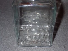 Antique Apothecary Jar Cough Candy Tablets Meseroll & Co Trenton NJ Drug Store