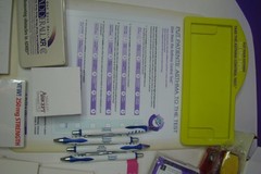 Misc Lot of Pharmaceutical items Drug Rep Stapler pens note pads Doctor sample