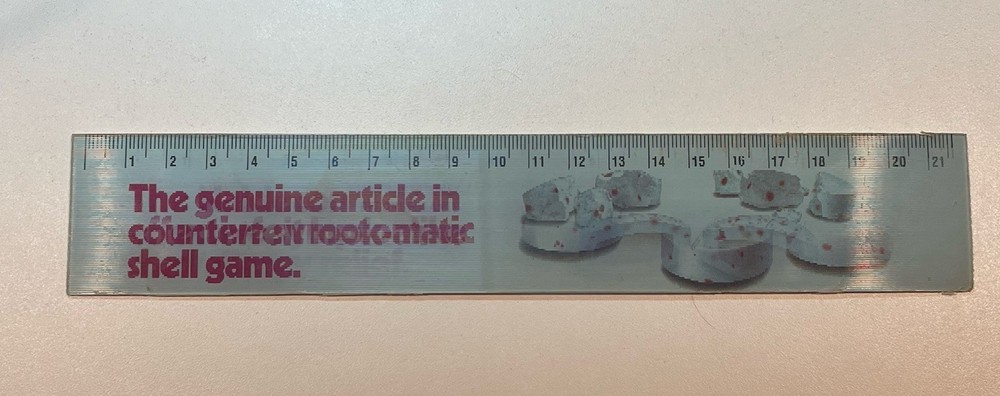 Vintage 1980s Naldecon Bristol Myers Drug Rep Pharmaceutical Lenticular Ruler