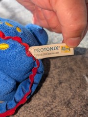 6″ Protonix Drug Plush Pharmaceutical Rep Promotional Advertising GERD Gerdy