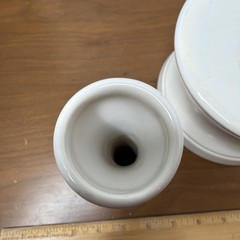 VINTAGE RX Pharmacy DISPLAY Large Mortar and Pestle White