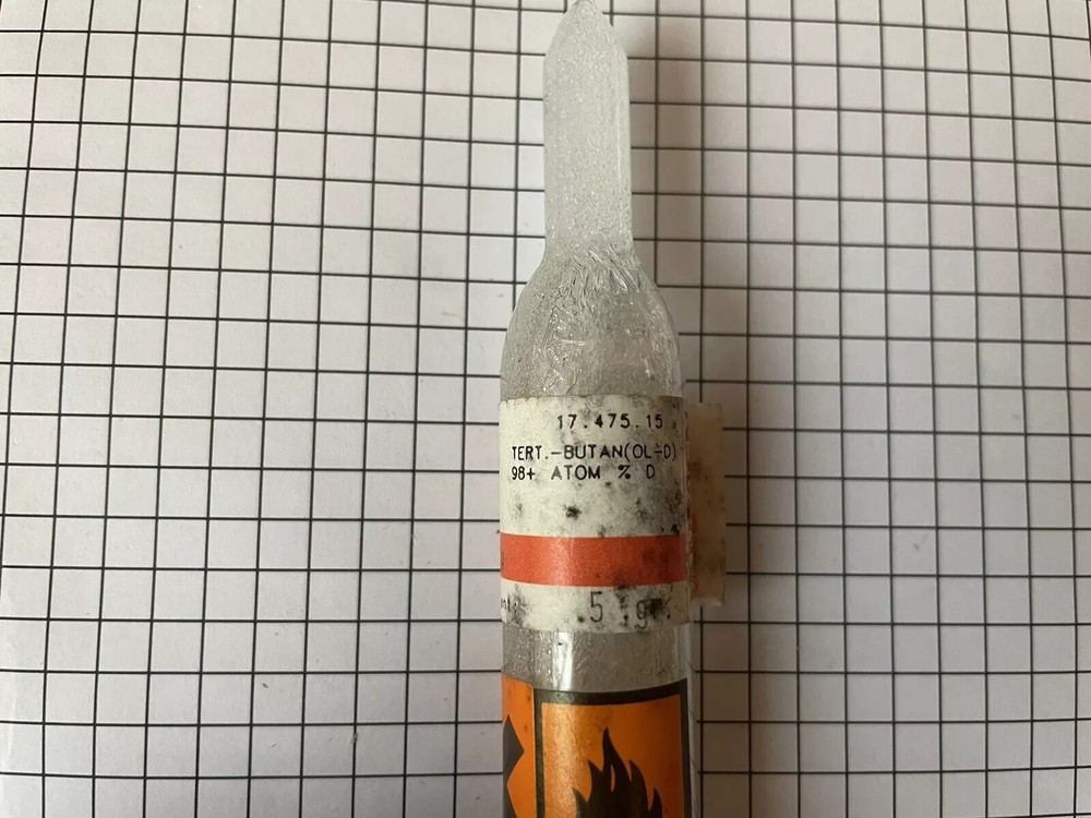 Tert-butanol-OD ampoule periodic table element Collection Deuterium Collection