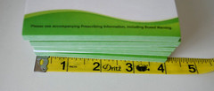 Venlafaxine HCI EFFEXOR XR Notepads & Sticky Tab Dispenser Pharmaceutical Promo