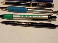 Pharmaceutical Pens Drug Rep Lot of 36 Symbyax, Lodine, Centrax, Claritin & More