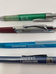 pharmacy drug representative pens lot of (9)