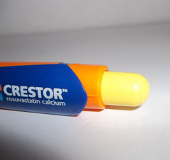 Crestor Rosuvastatin Promotional Plastic Pen – Pharma Advertising Large Clip