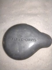 Parke-Davis TABRON 1950s Vintage Pharmaceutical Pewter Fetus Paperweight VGC 2#