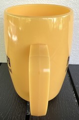 NEW Proventil HFA Yellow Plastic 16 oz Coffee Mug Pharmaceutical Rep USA Unused