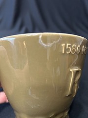 Vintage Apothecary Mortar Louis Hebert Ceramic