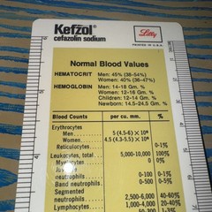 Kefzol Ruler Lilly Drug Rep Swag Pharmaceuticals Vtg Pharma Ad
