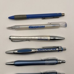 VTG Geodon Lot of 9 Pharmaceutical Drug Rep Pens 2 Plastic 7 Heavy Metal