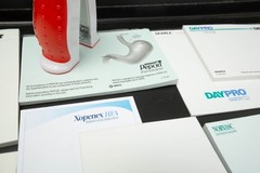 Drug Rep Pharmaceutical Partial Sticky Notes Stapler Pharma Note Pad Lot Vtg