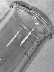 PYREX 2000mL Vtg Laboratory Flask Side Vent Glass Long Neck Round Bottom 14″ USA