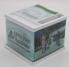 Pfizer 2006 Desk Sticky Note Pad Holder Pharm Rep Swag Spiriva HandiHaler SEALED